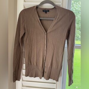 For Cynthia Women's Brown Cardigan Sweater